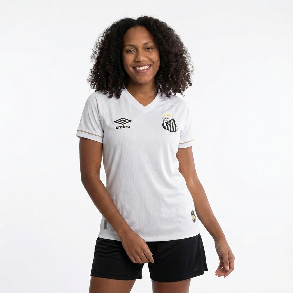 Camisa Santos Feminina 2026/27 I - vista frontal