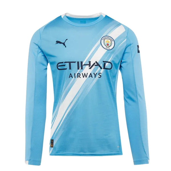 Camisa Manchester City Home 2025/26 - Manga Longa