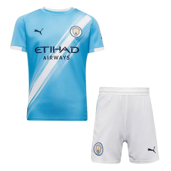 Conjunto Infantil Manchester City Home 2025/26
