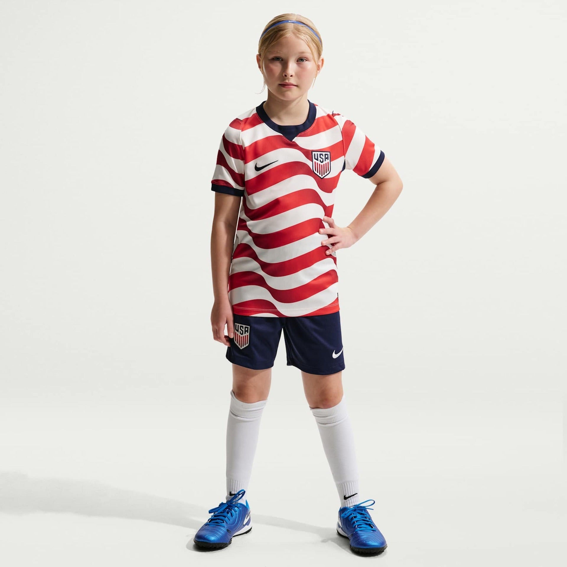 Conjunto Infantil Estados Unidos 2026/27 I - detalhe