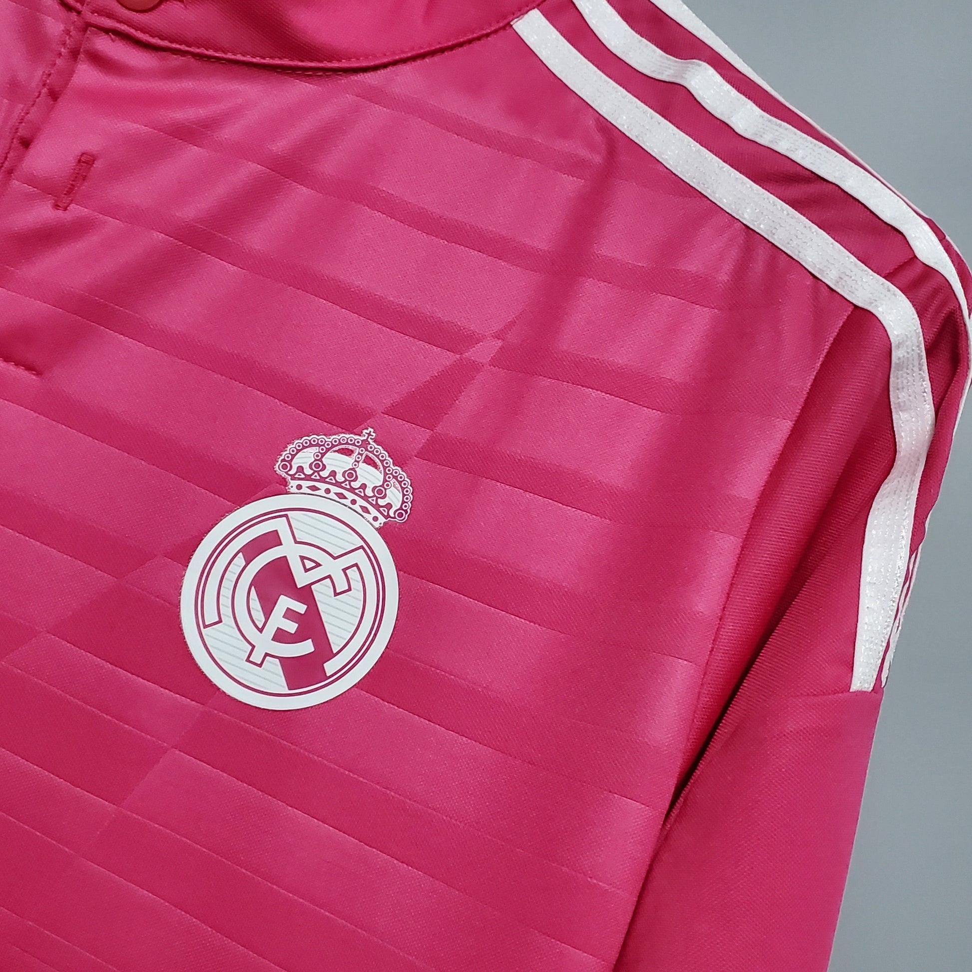 Camisa Real Madrid Reserva 14/15 - Versao Retro Manga Longa - vista traseira