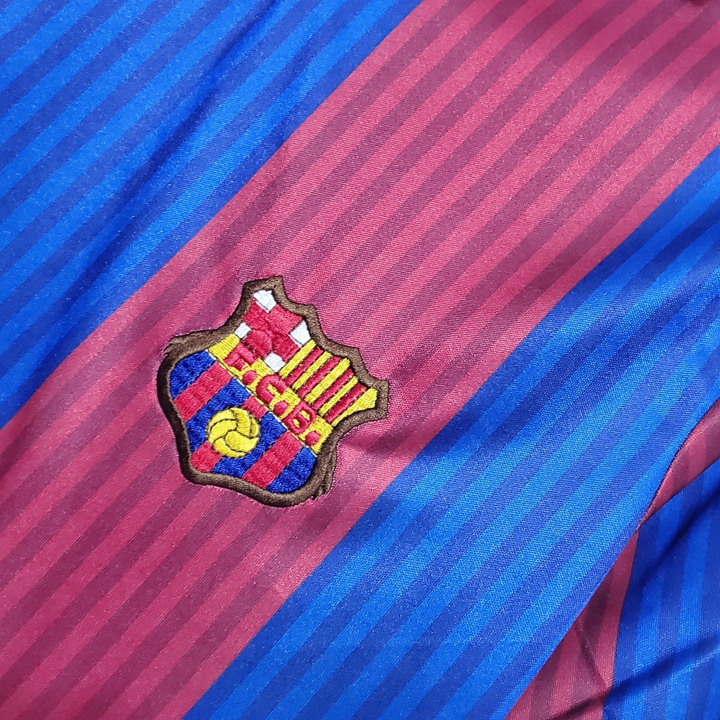 Camisa Barcelona Titular 90/91 - Versao Retro - vista traseira