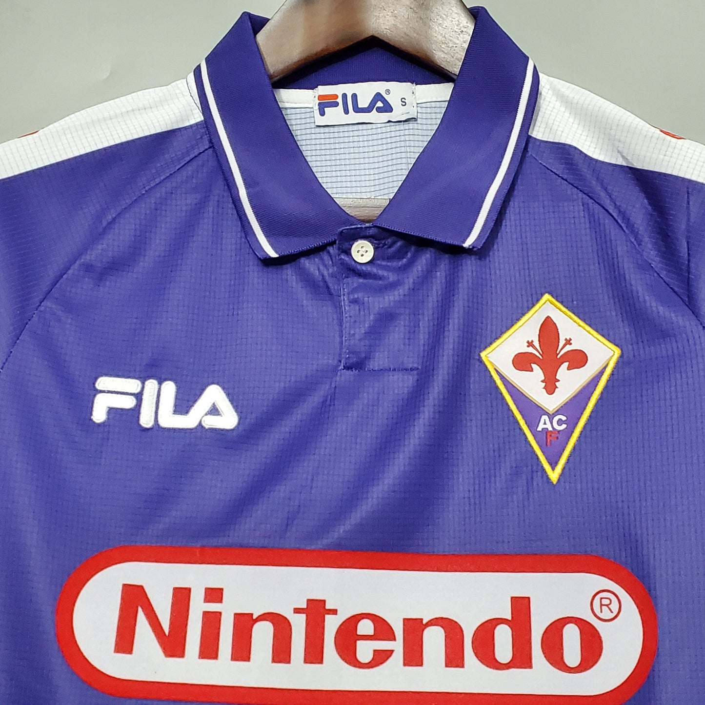 Camisa Fiorentina Titular 98/99 - Versao Retro - detalhe