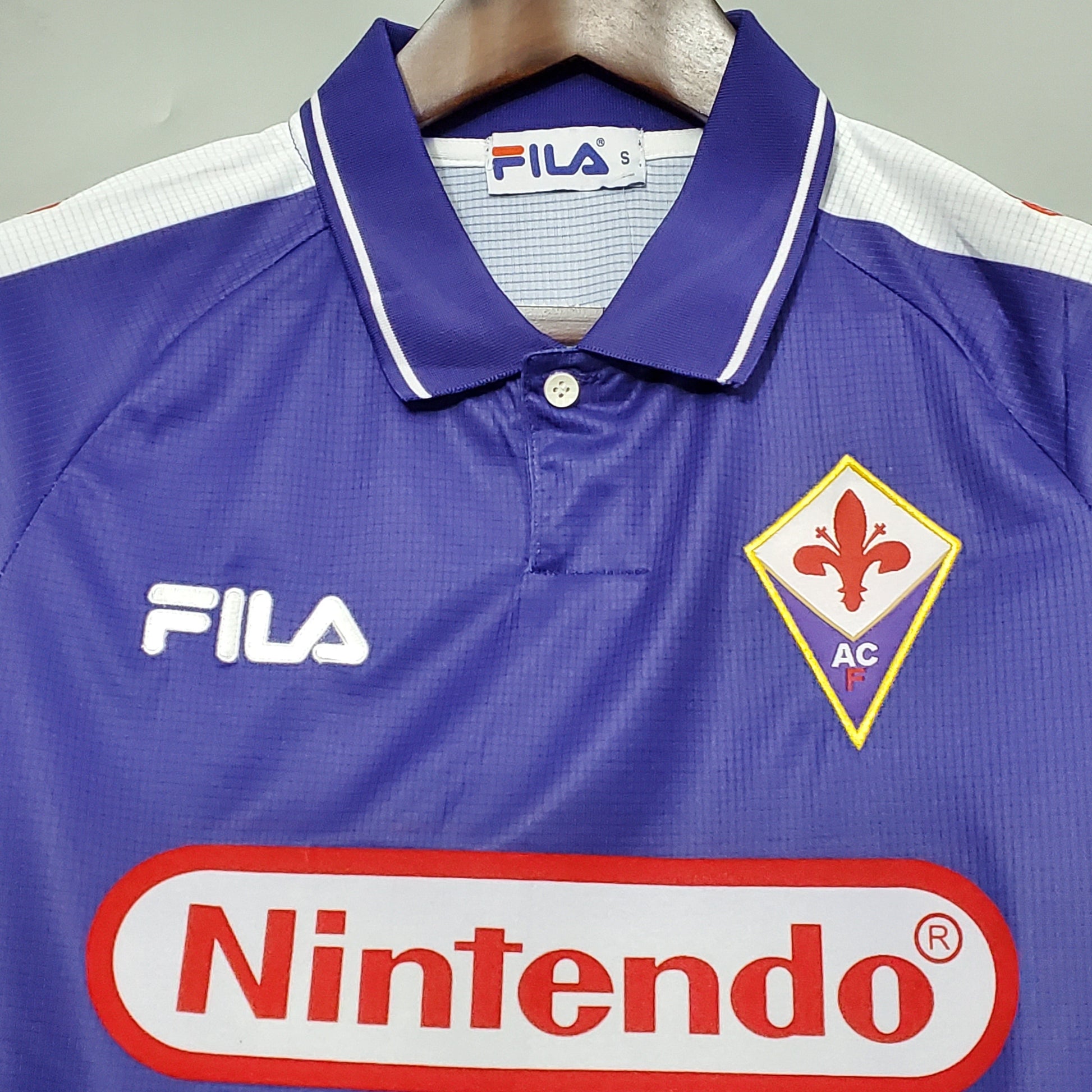 Camisa Fiorentina Titular 98/99 - Versao Retro - detalhe