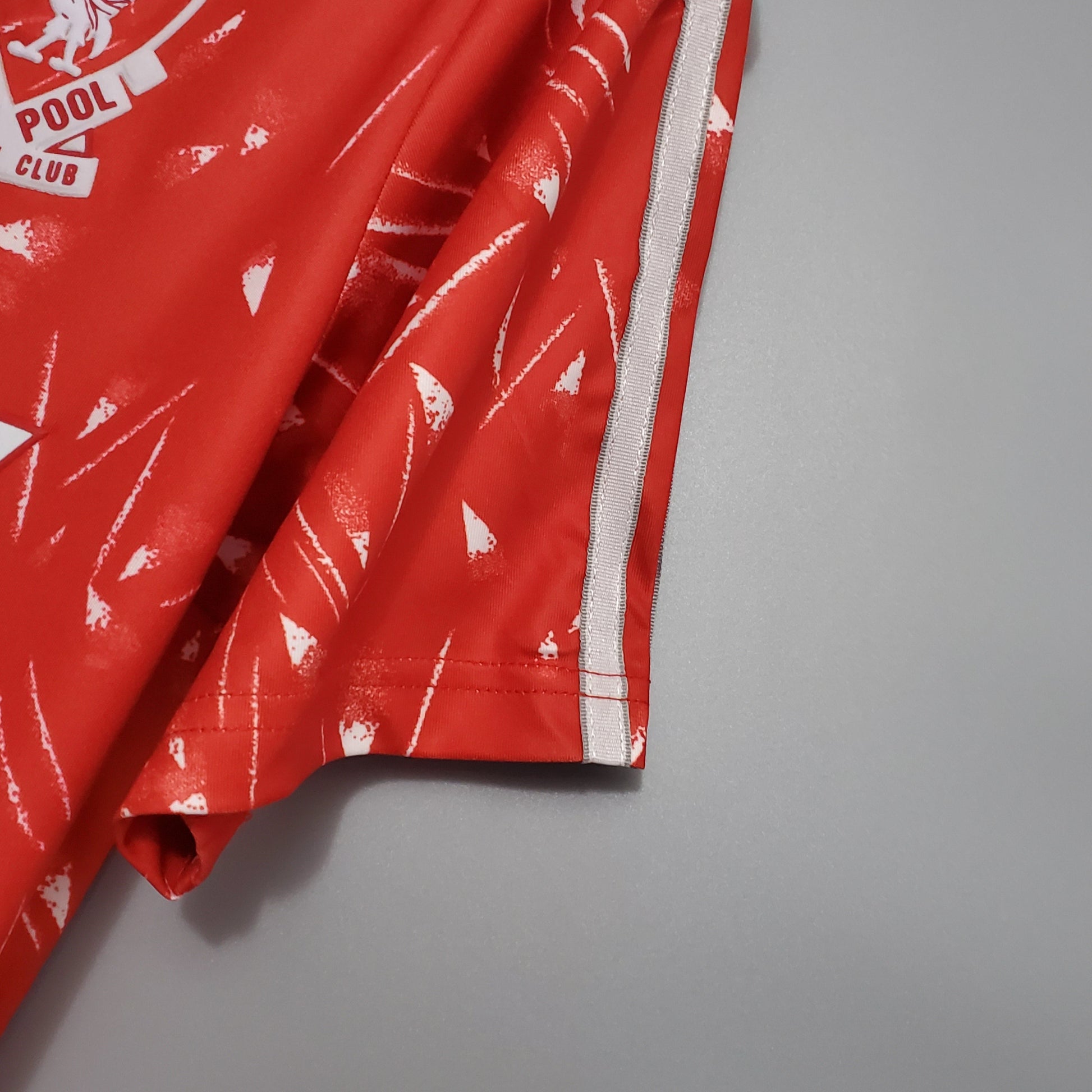Camisa Liverpool Titular 89/91 - Versao Retro - detalhe