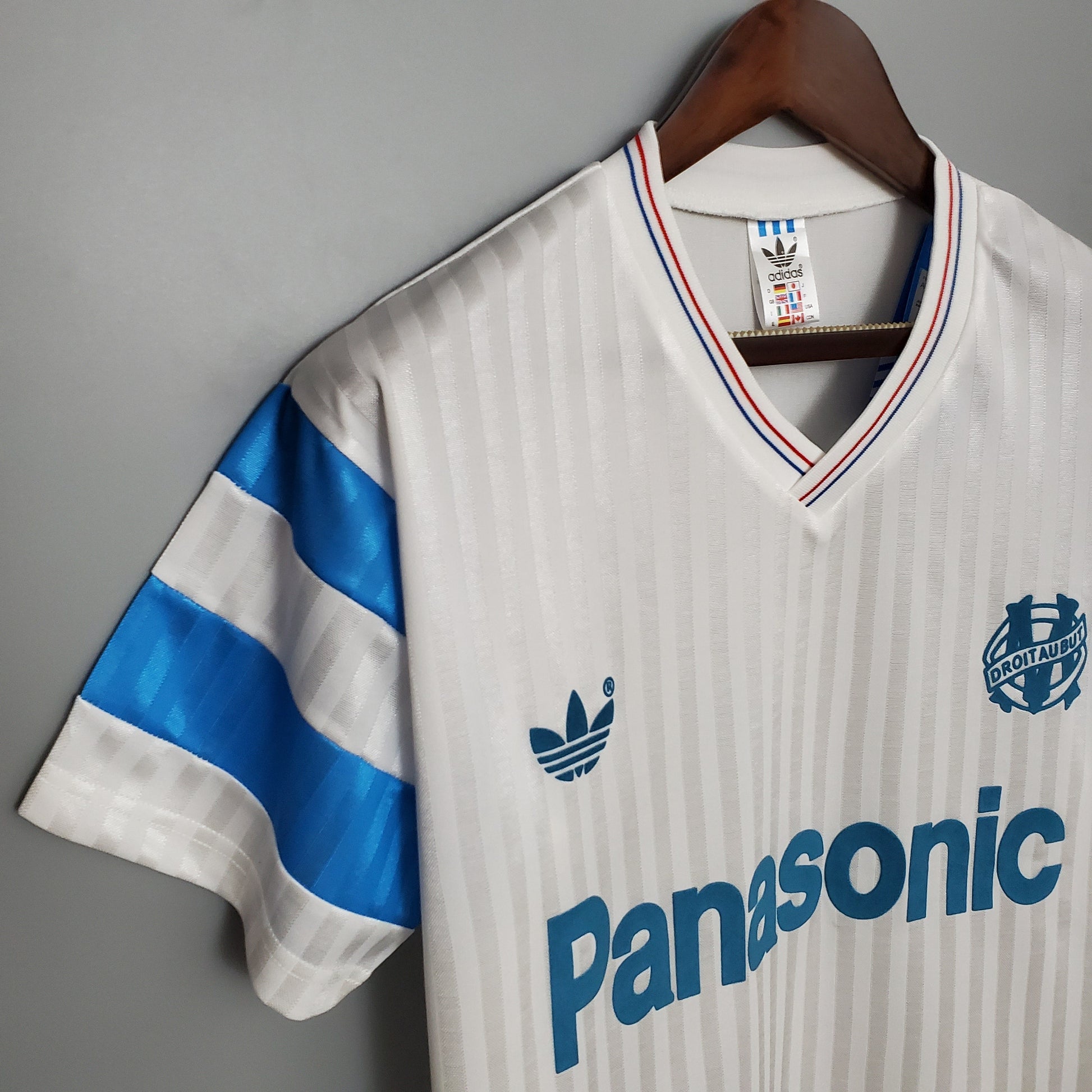 Camisa Olympique de Marseille Titular 90/91 - Versao Retro - imagem 4