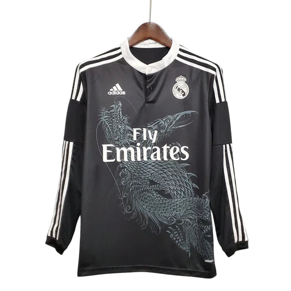 Camisa Real Madrid Retrô 2014 Manga Longa - Masculina