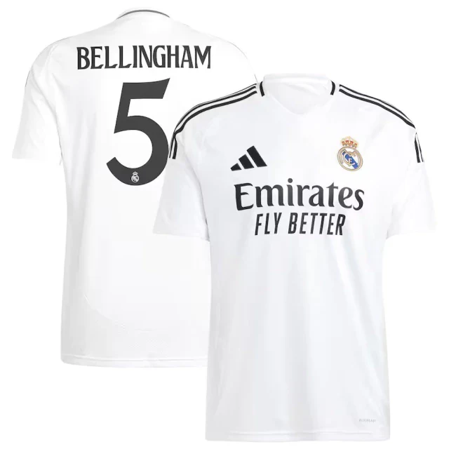 Camisa Real Madrid "Bellingham 5" 2024/25 Home