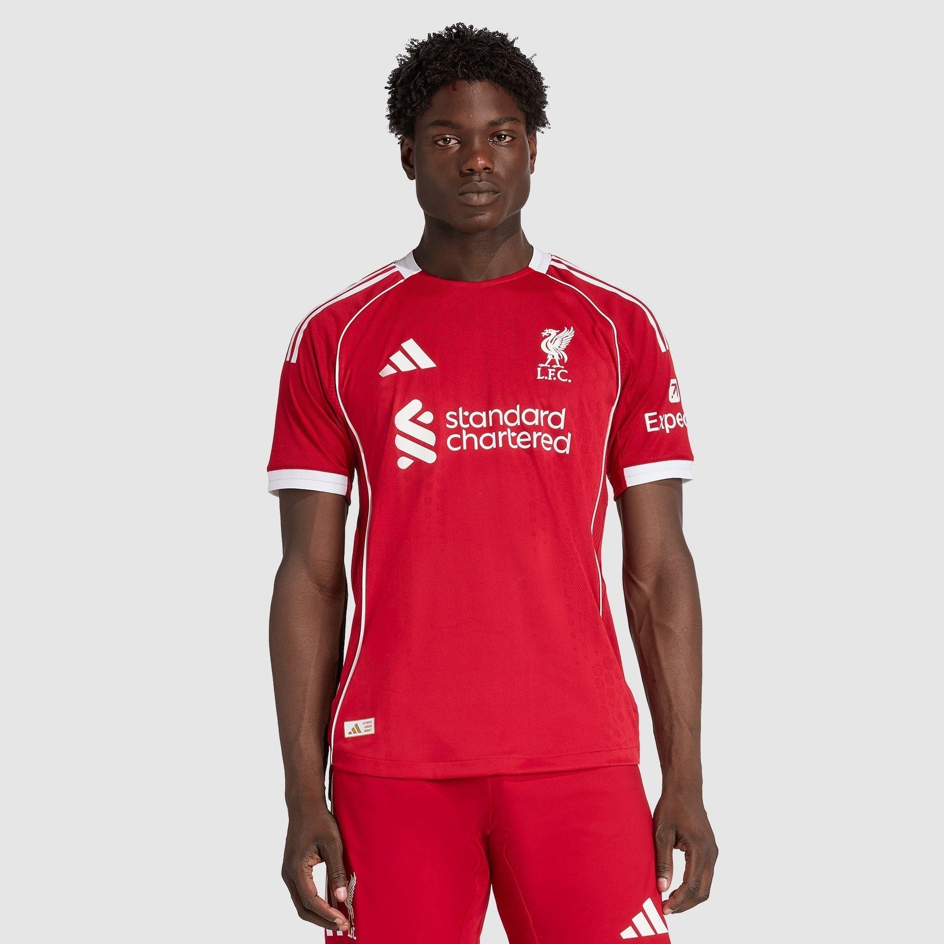 Camisa Liverpool 2025/26 I Jogador - vista frontal