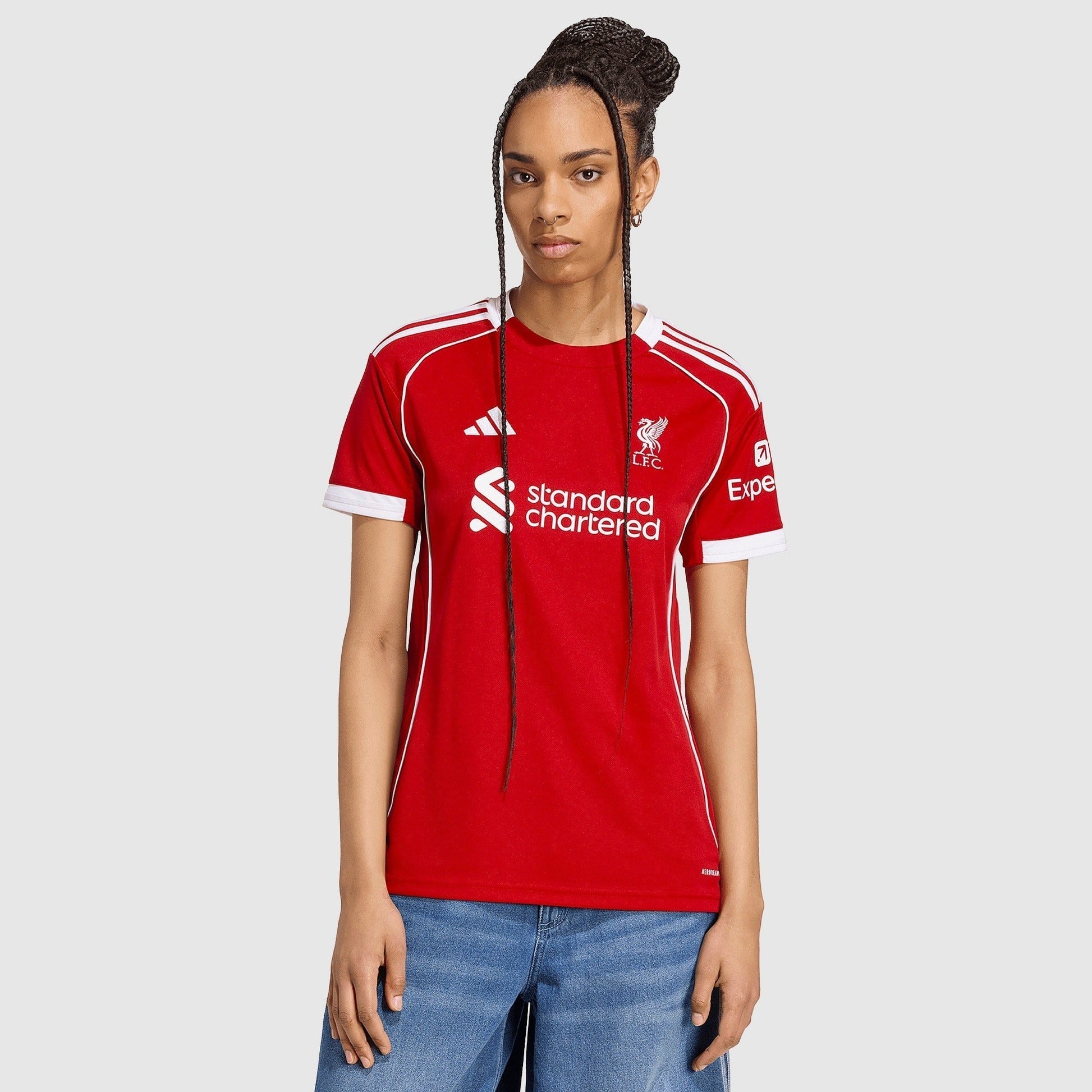 Camisa Feminina adidas Liverpool 2025/26 I - vista frontal
