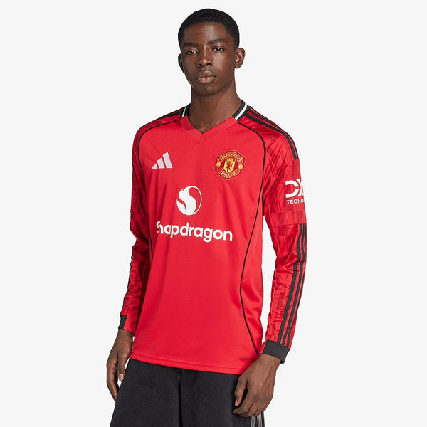 Camisa Manchester United Home 25/26 Manga Longa