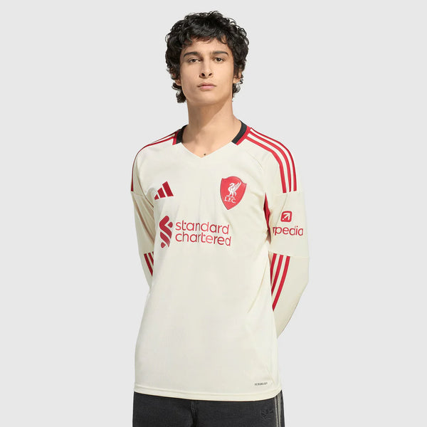 Camisa Liverpool Away 2025/26 Manga Longa