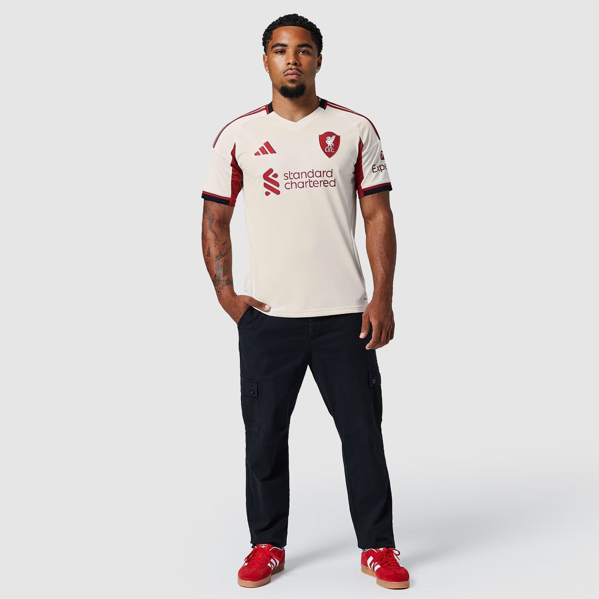 Camisa Adidas Liverpool 2025/26 II Torcedor - vista traseira