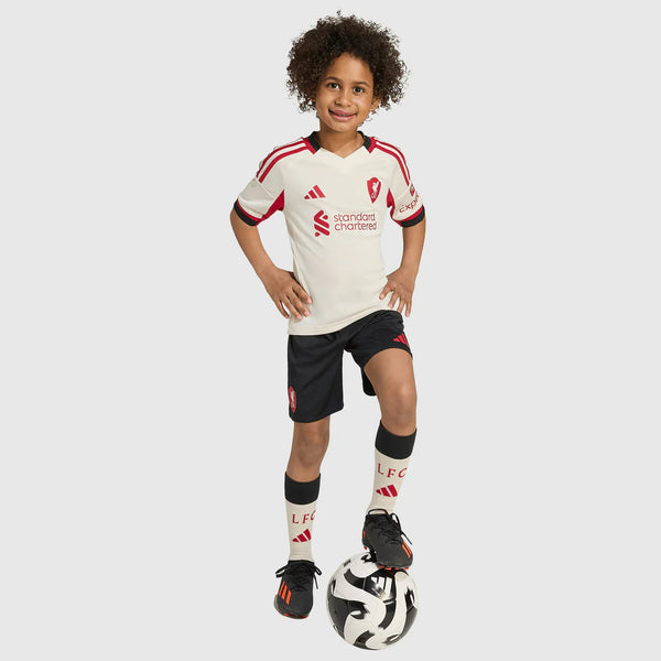 Conjunto Infantil Liverpool Away 2025/26