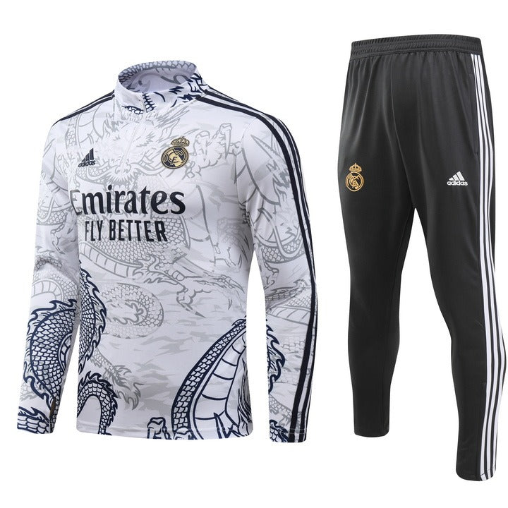 Conjunto Treino Real Madrid Dragão Ziper 2023/24