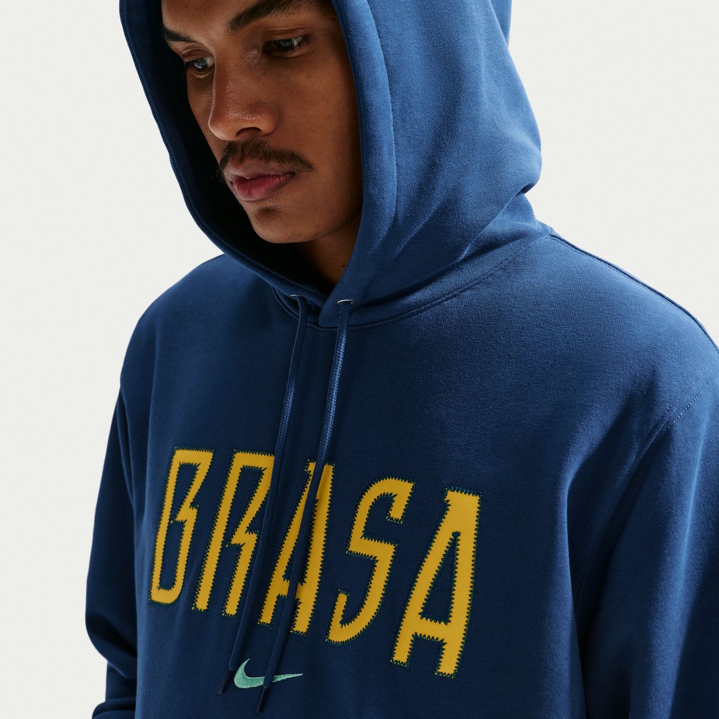 Moletom Brasil Fleece Masculino - detalhe