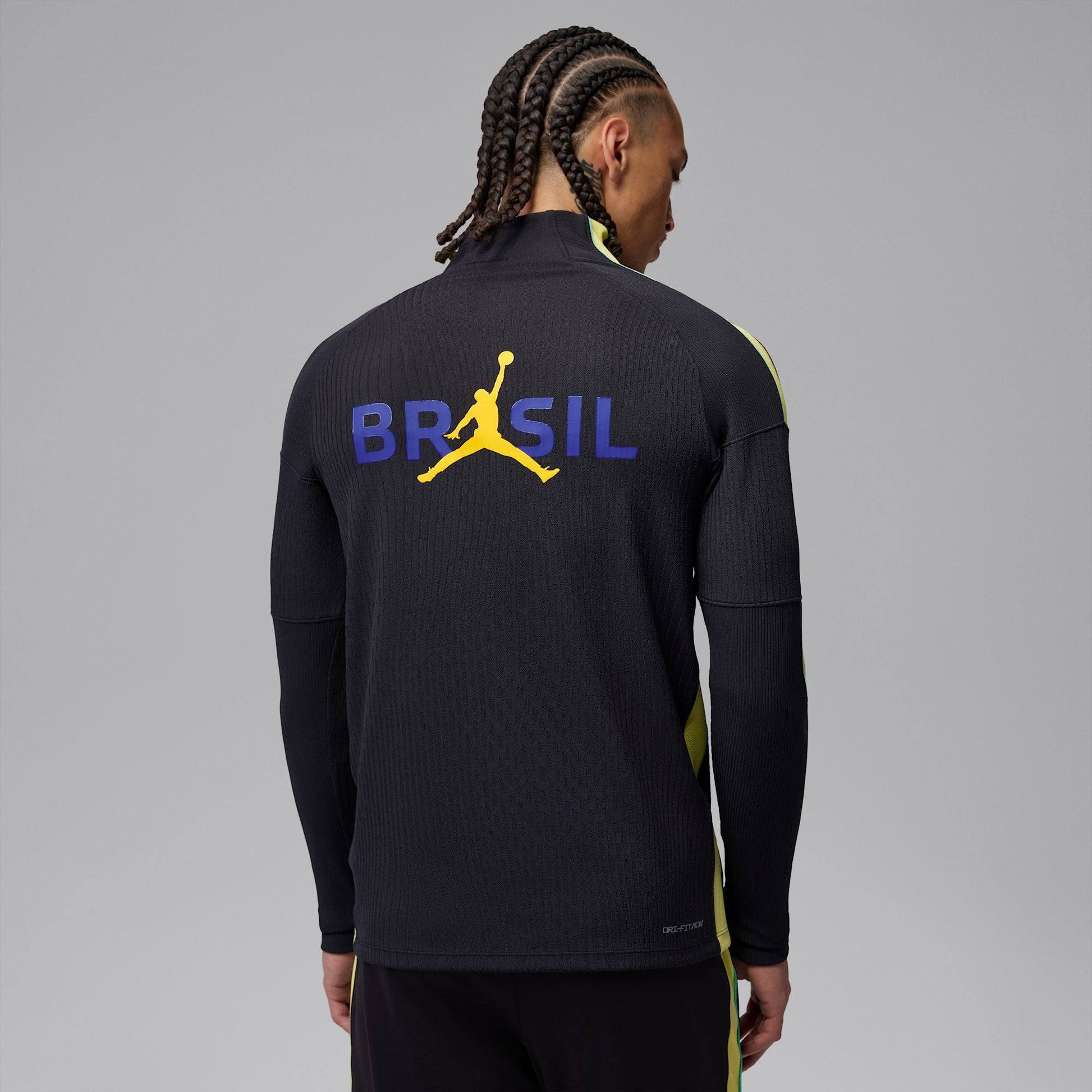 Conjunto de Treino Brasil 2026/27 Preto - vista traseira