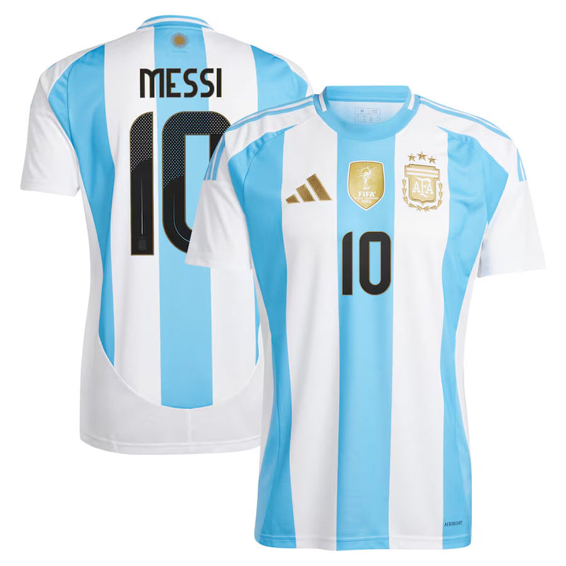 Camisa Seleção Argentina "MESSI 10" 2024/25 Home Torcedor Pro